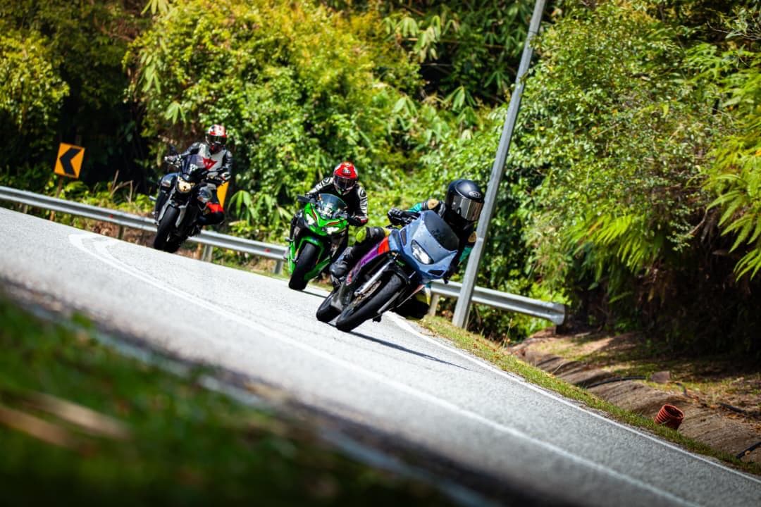 KRS rider on track
