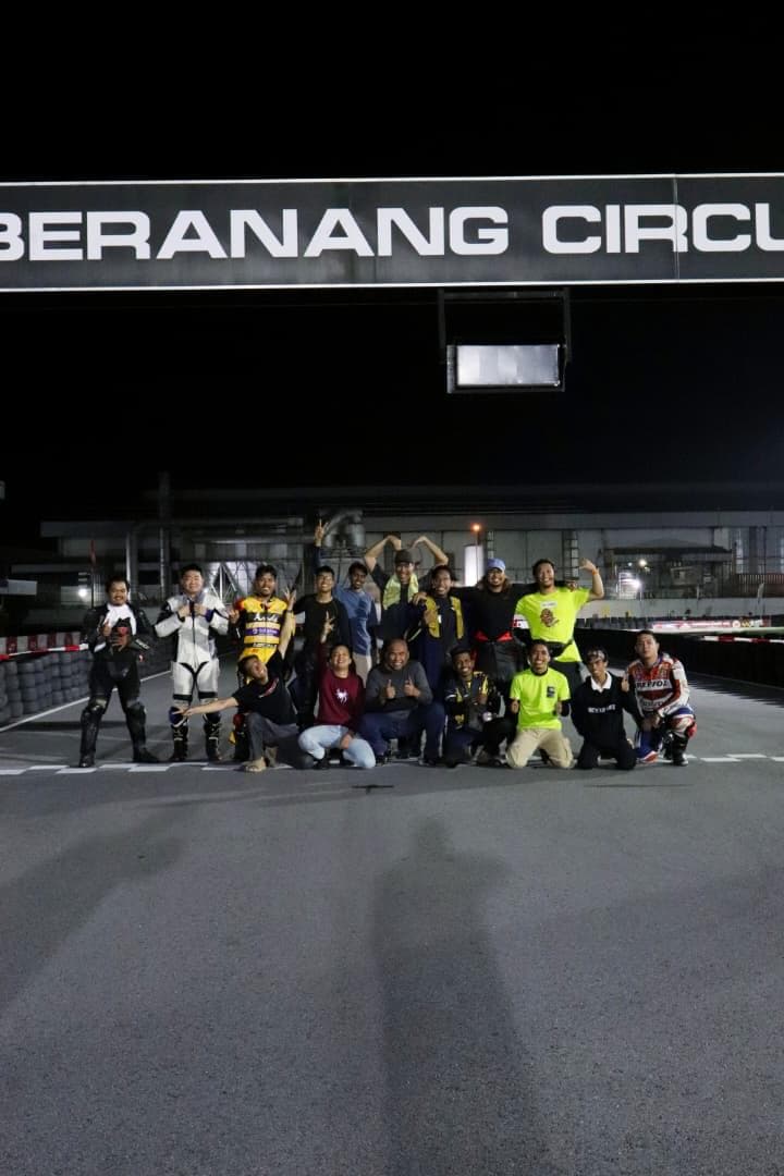 KRS rider on track