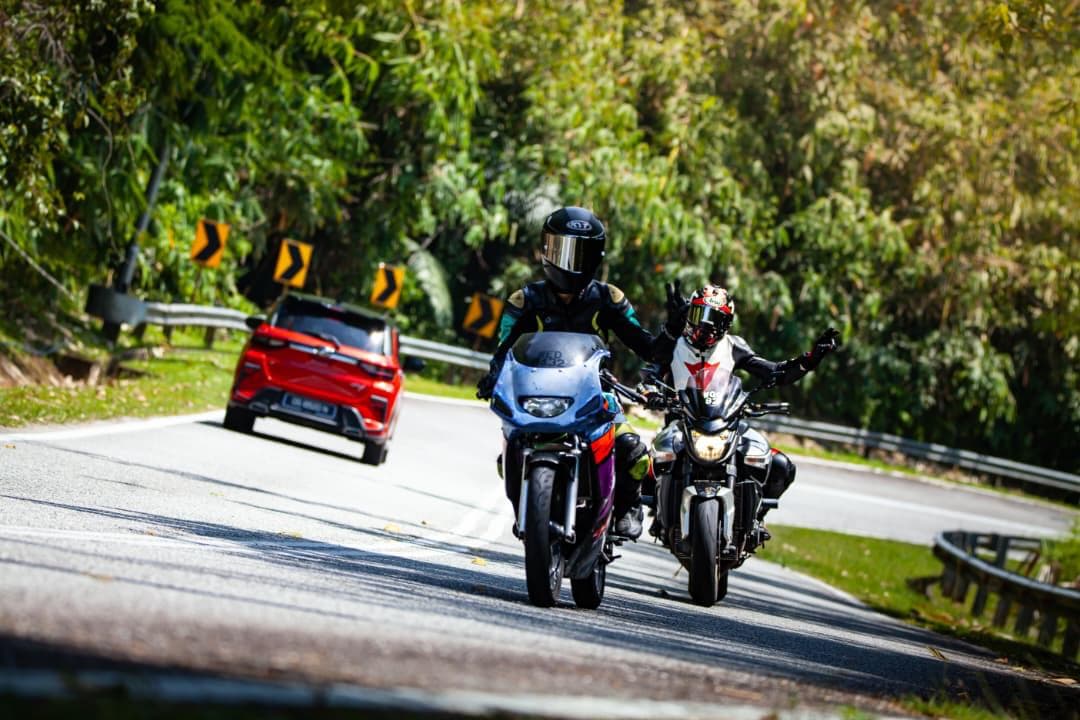 KRS rider on track